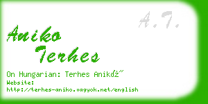 aniko terhes business card